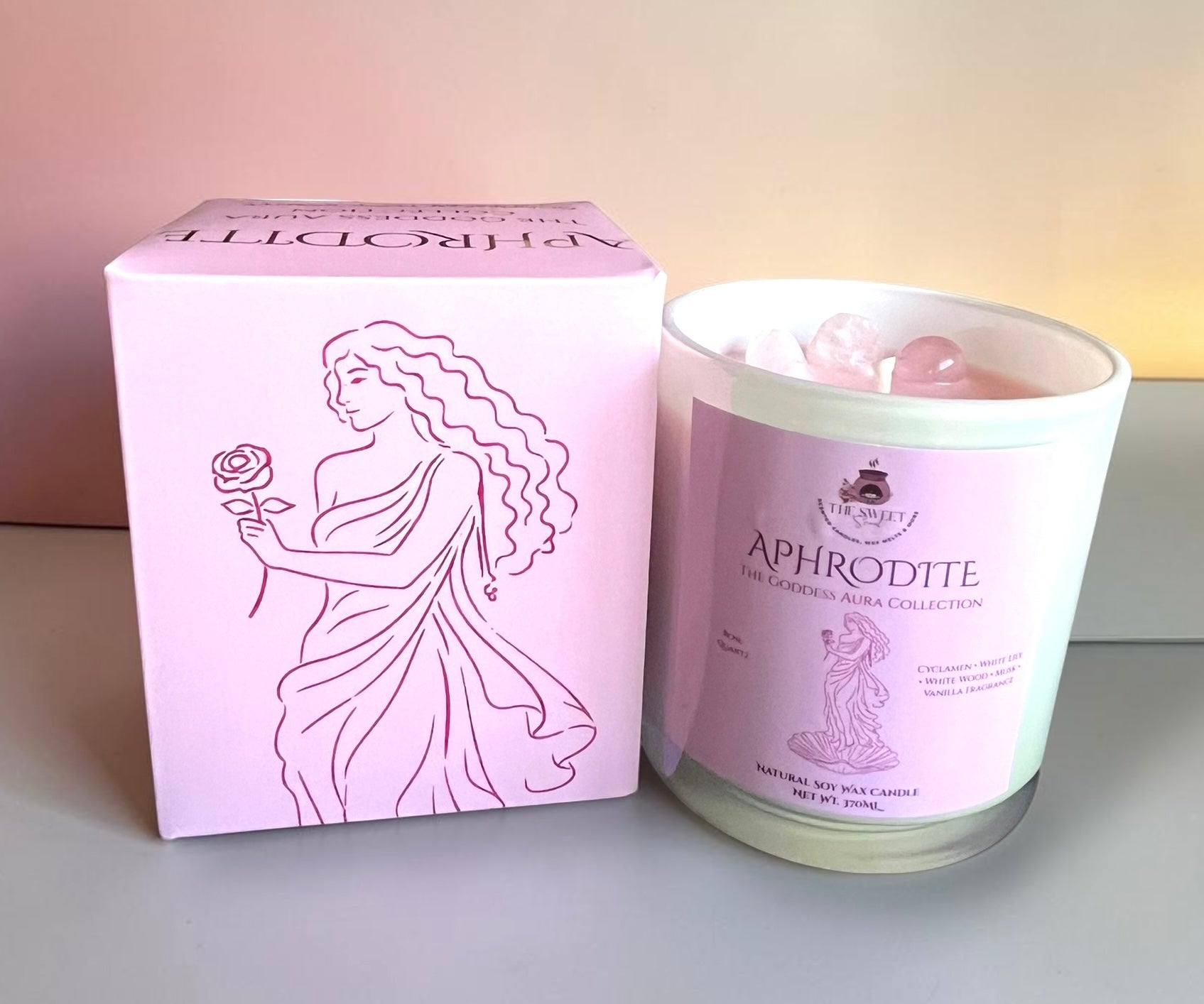 香水(女性用) HOLIDAY ROSE STONE SET & birthday ticket APHRODITE — Rose Quartz – The Sweet Scent